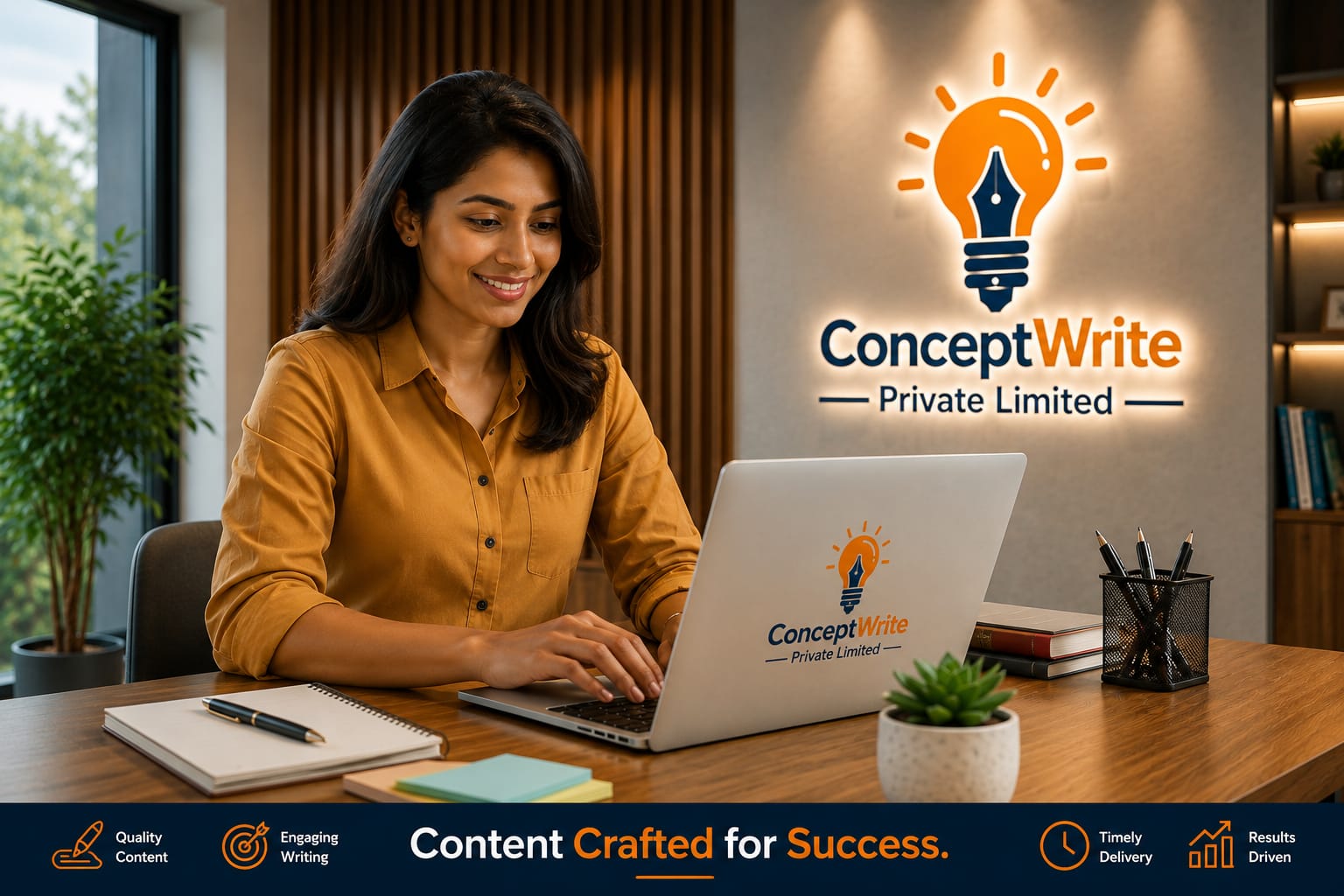 Content writing services illustration