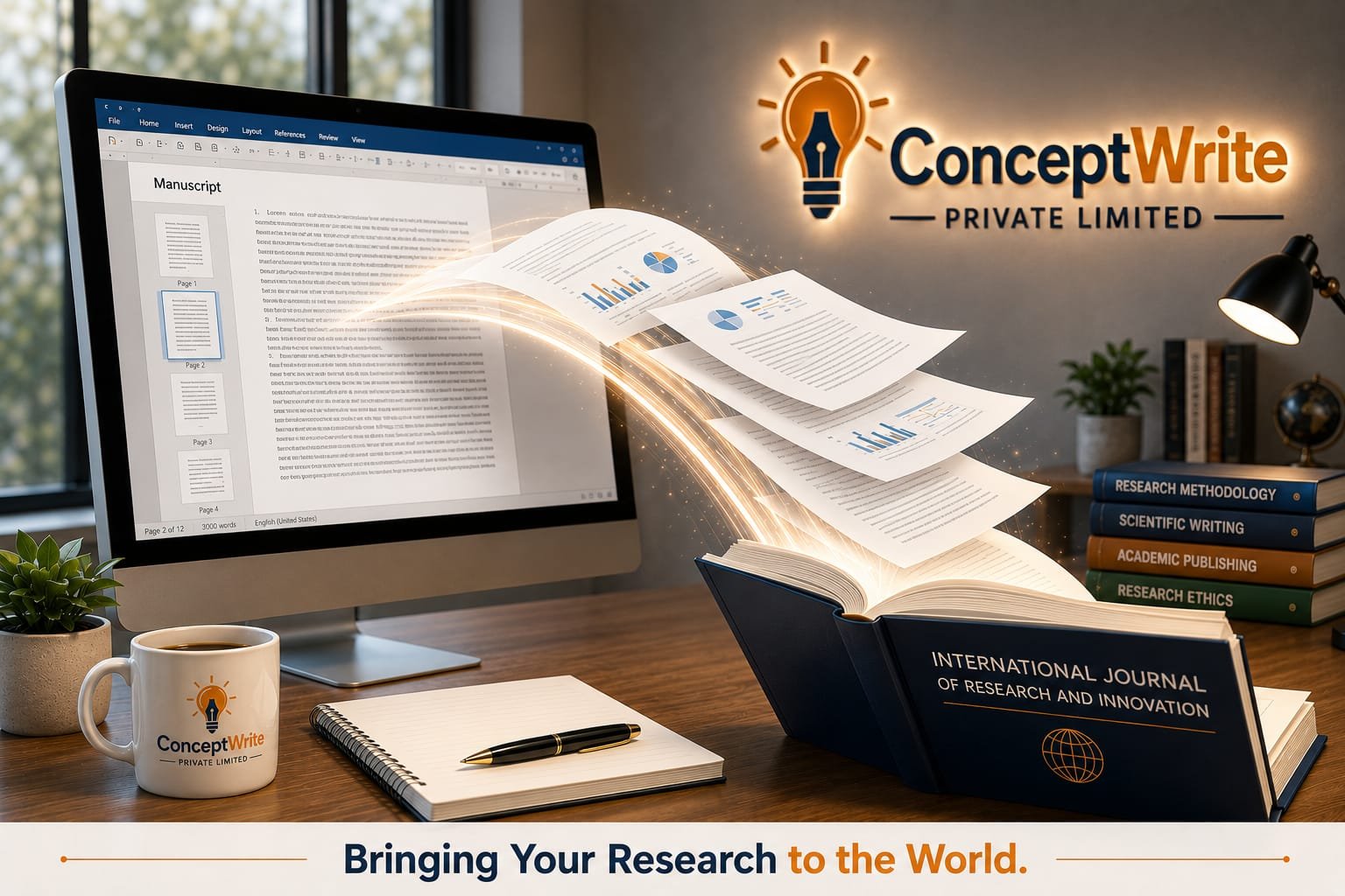 Publication services illustration